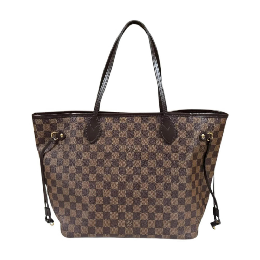 LOUIS VUITTON Brown Damier Canvas Neverfull MM Tote Bag - Picture 3 of 10